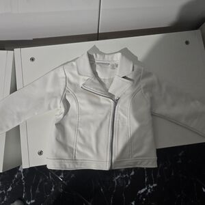 First Impressions White Jean Jacket for Kids